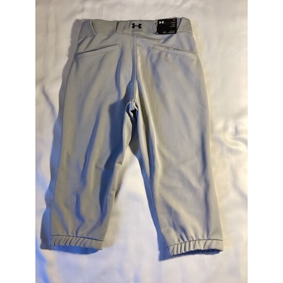 Under Armour Cropped Softball Pants Women’s Size Small Gray - Picture 6 of 7